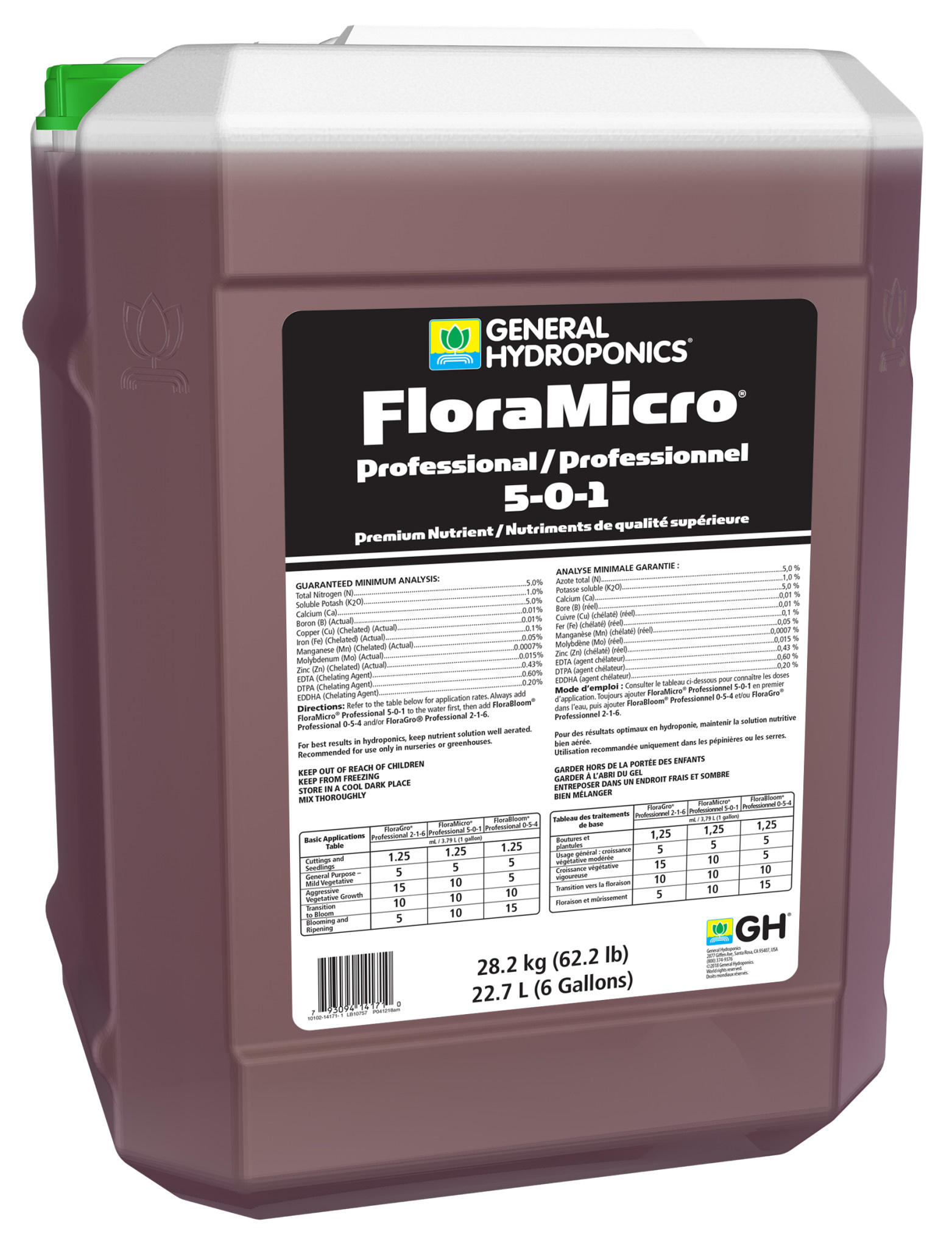 General Hydroponics FloraMicro - Professional