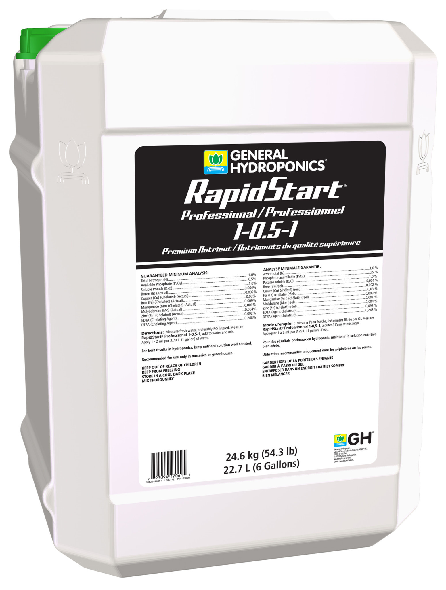 General Hydroponics RapidStart Professional