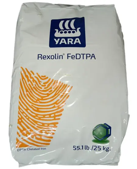 Yara Rexolin - Iron Chelate 11.6% DTPA  25kg / 55.1lb (FeDTPA)