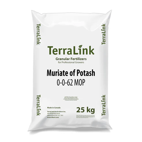 Terralink Terralink - Muriate of Potash MOP 0-0-62, Coarse Grade   - 25 KG / 55.1 LB