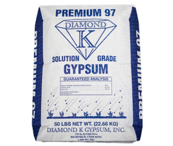 Diamond K Gypsum Premium 97 Fine Powder, Solution Grade