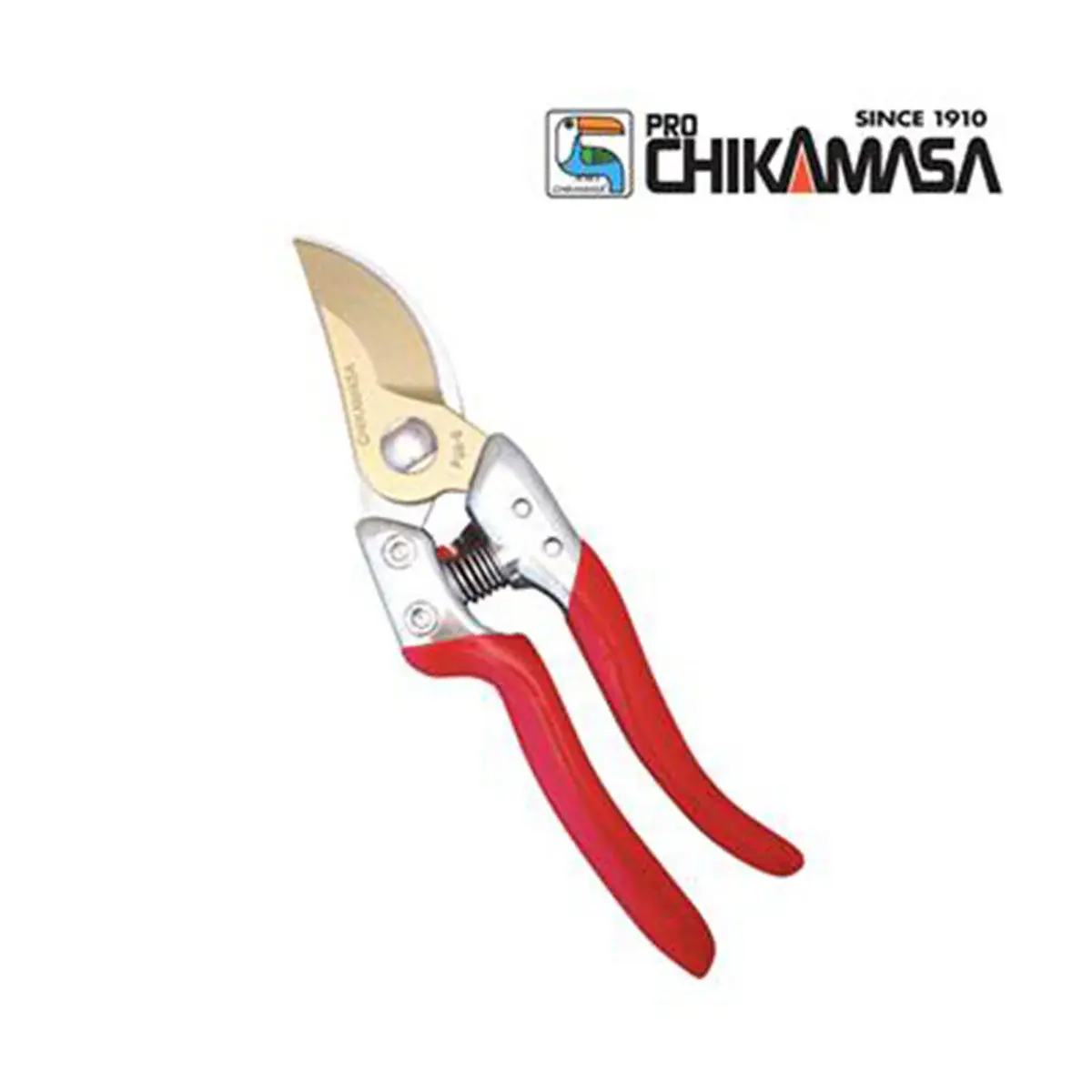 Chikamasa Carbon Steel Pruning Shears w/ Fluorine Coating PSA-G8 (Bypass Pruner)