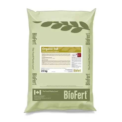 BioFert Organo-Sul 90%, 0-0-0+90S Elemental Sulphur, 25kg  *** Ecocert ***