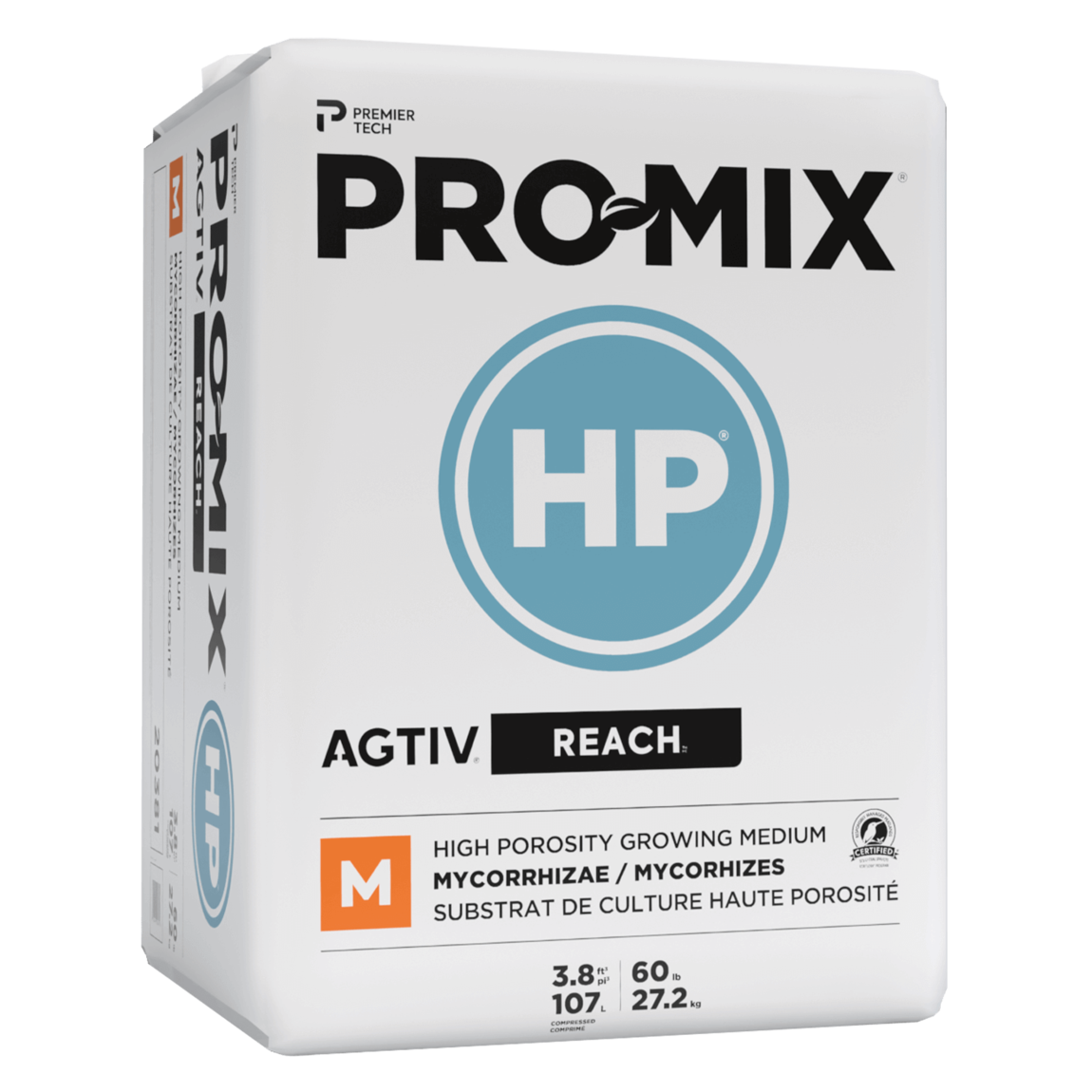 Pro-Mix HP (High Porosity) Mycorrhizae Growing Medium - AGTIV Reach