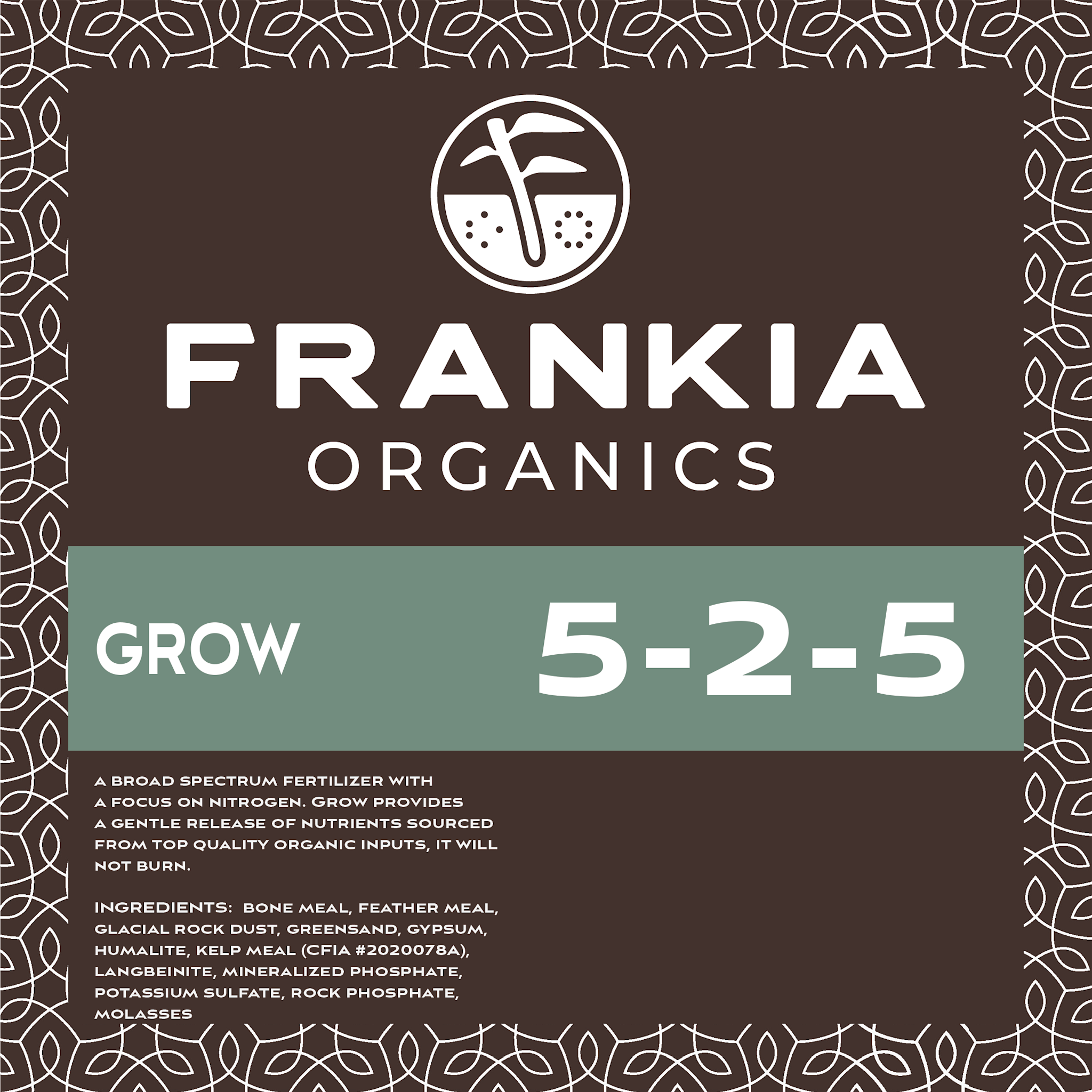 Frankia Fertilizers Frankia Fertilizers - Grow (5-2-5)