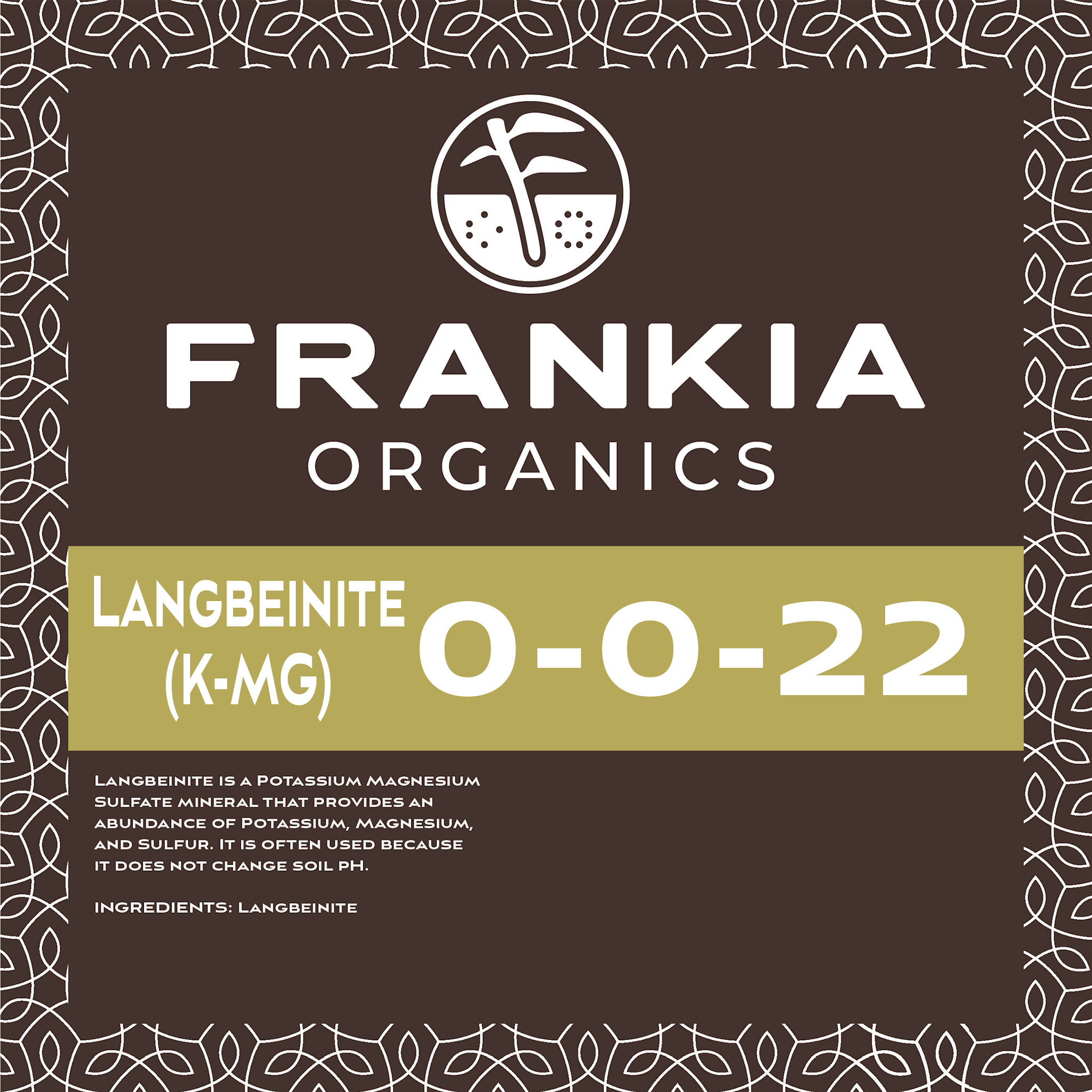 Frankia Fertilizers Langbeinite (0-0-22)