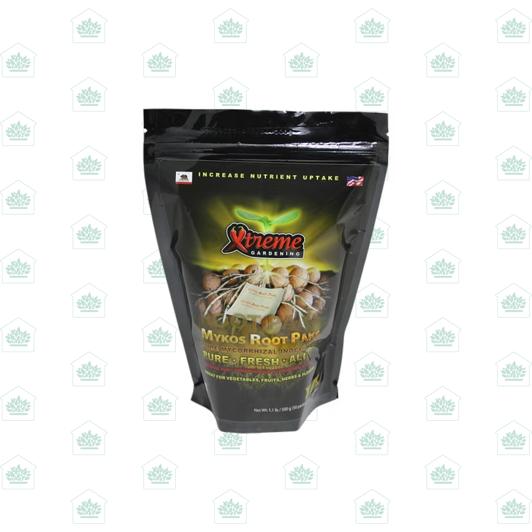 Xtreme Gardening MYKOS ROOT PAKS - Pure Mycorrhizal Inoculant - 50 Pack