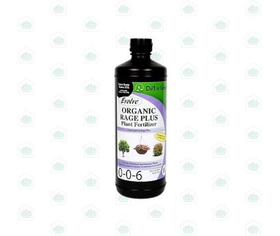 Evolve Organic Fertilizers Organic Rage Plus​ (0-0-6) 1L