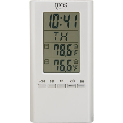 BIOS Indoor/Outdoor Thermometre Min Max (THE-313BC)