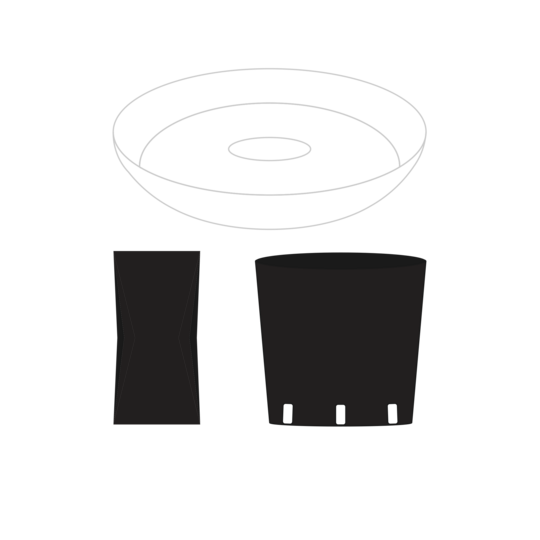 Pots, Saucers + Supports