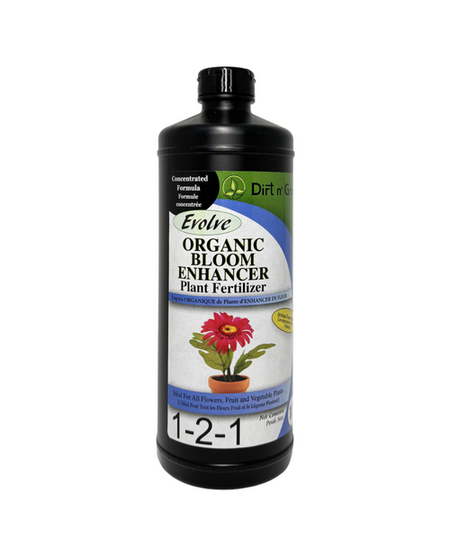 EVOLVE  Organic Bloom Enhancer  (1-2-1 with 0.7% Calcium) 1 Liter