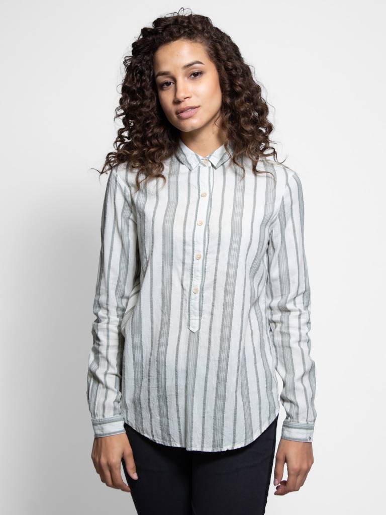 Bsbee - Olympic Shirt Grey Stripe - Alhambra | Women's Clothing ...