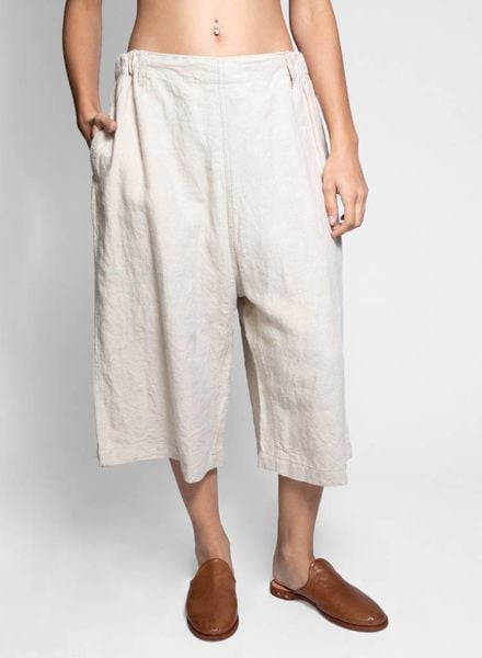 Vlas Blomme Linen Relaxed Fit Pant Flax