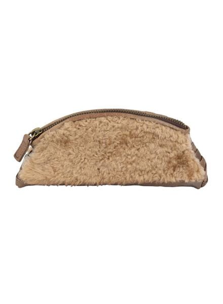 Majo Fur Clutch Bronzo