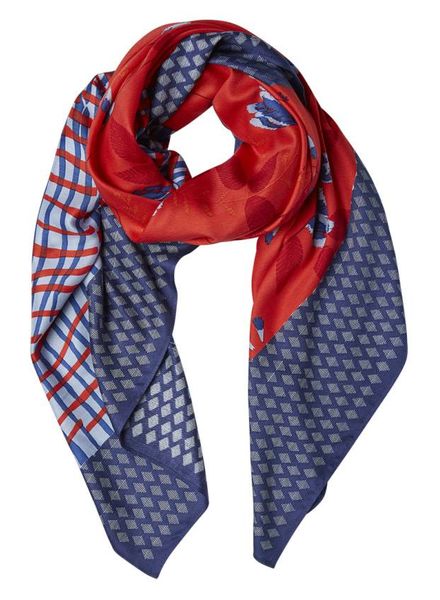 Inouitoosh Mogador Square Scarf Red