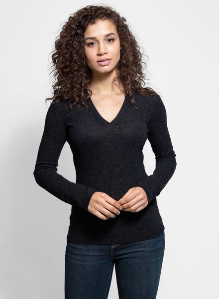 Inhabit Everyday V-neck Charcoal