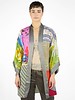 Burning Torch Vintage Scarf Kimono