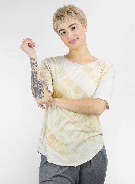 Raquel Allegra Basic Tee Desert Tie Dye