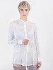 Raquel Allegra Vintage Stripe Empire Blouse Ivory