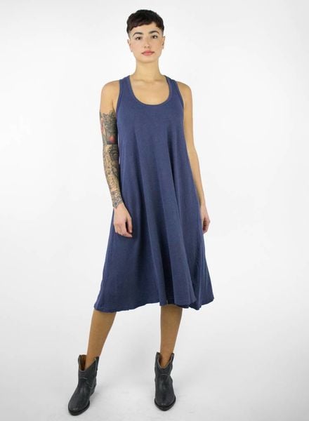 The Great The Swing Dress Mottled Blue