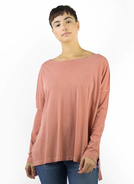 The Great The Vintage Jersey Sailor Tee Vintage Coral