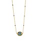 Dana Kellin Fine Opal Blue Sapphire 14K Necklace