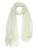 Inhabit Tissue Woven Scarf Chalk