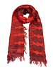 MA+CH Eiffel Print Shawl Poppy