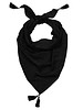 Pomandere Corner Detail Scarf Black