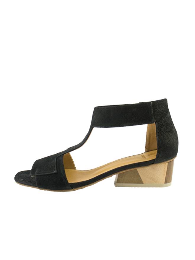 Coclico - Ollie T-Strap Sandal Grain Black - Alhambra | Women's ...