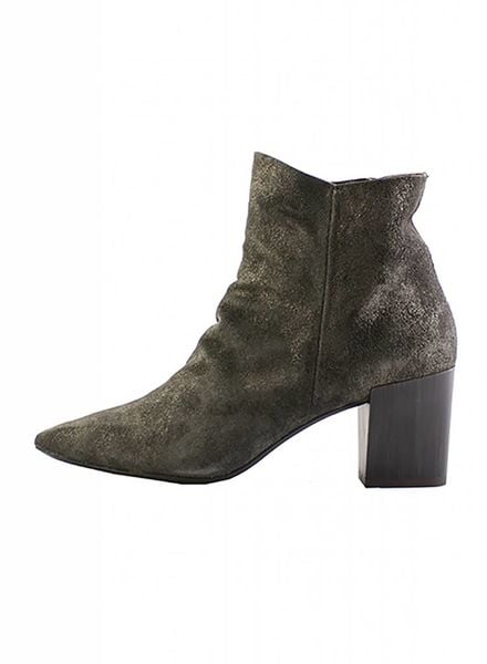 Coclico Joy Metallic Suede Boots Anthracite