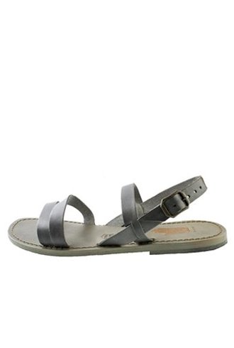 Local Kaja Leather Sandals Grey
