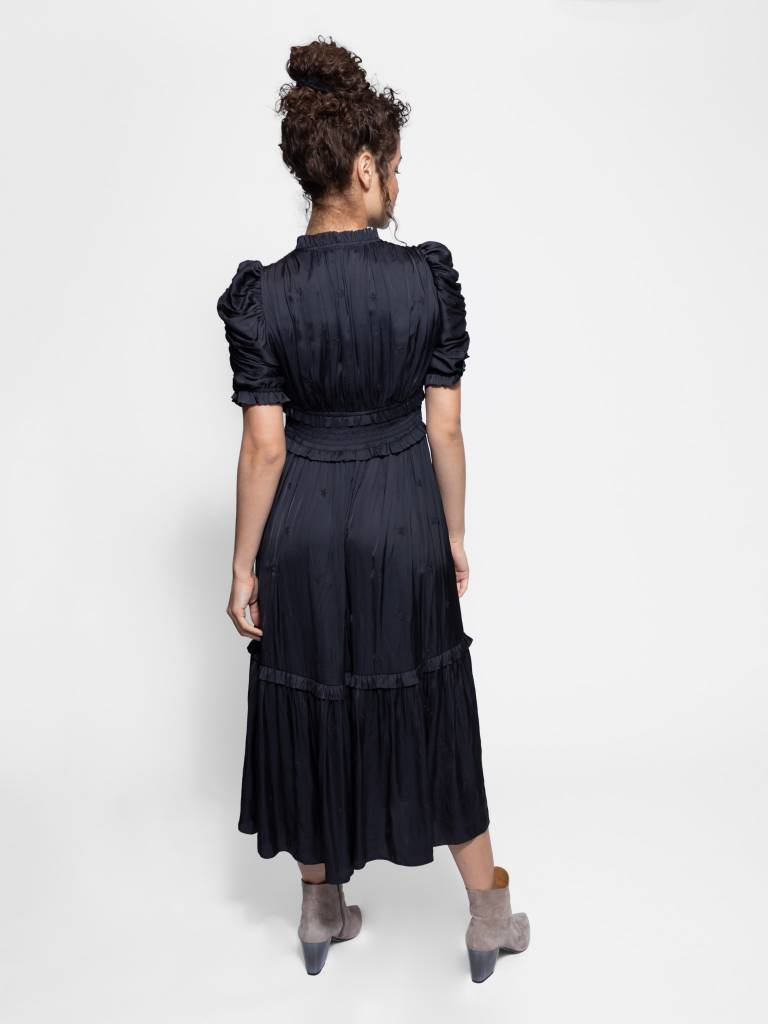 ulla johnson maya dress black