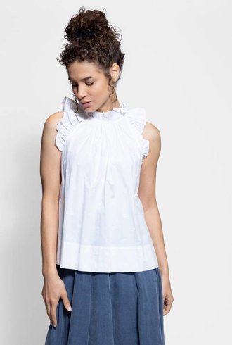 Ulla Johnson Tilda Top Blanc