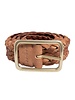 Orciani Masculine Suede Belt Cuoio