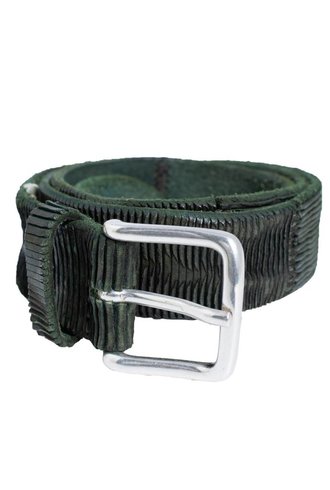 Orciani Patchwork Blade Belt Verde