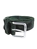 Orciani Patchwork Blade Belt Verde