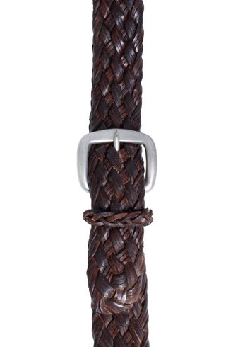 Orciani Braided Masculine Belt Ebano