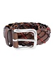 Orciani Coil Braided Belt Taupe