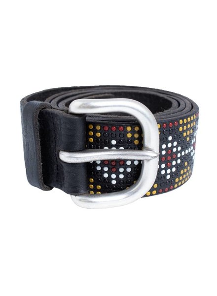 Orciani Kenya Pattern Belt Nero