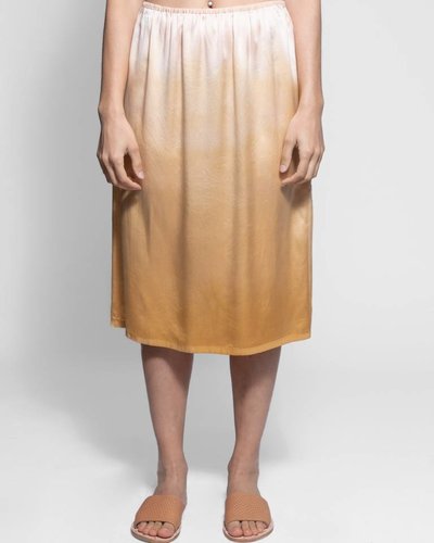 khaki slip skirt