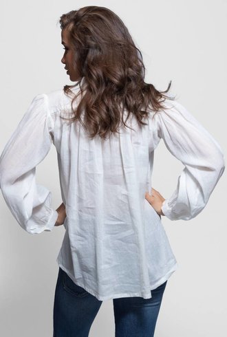 Trovata Colette Bohemian Blouse Antique White