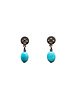 Beth Orduna Design Small Turquoise Drop Studs