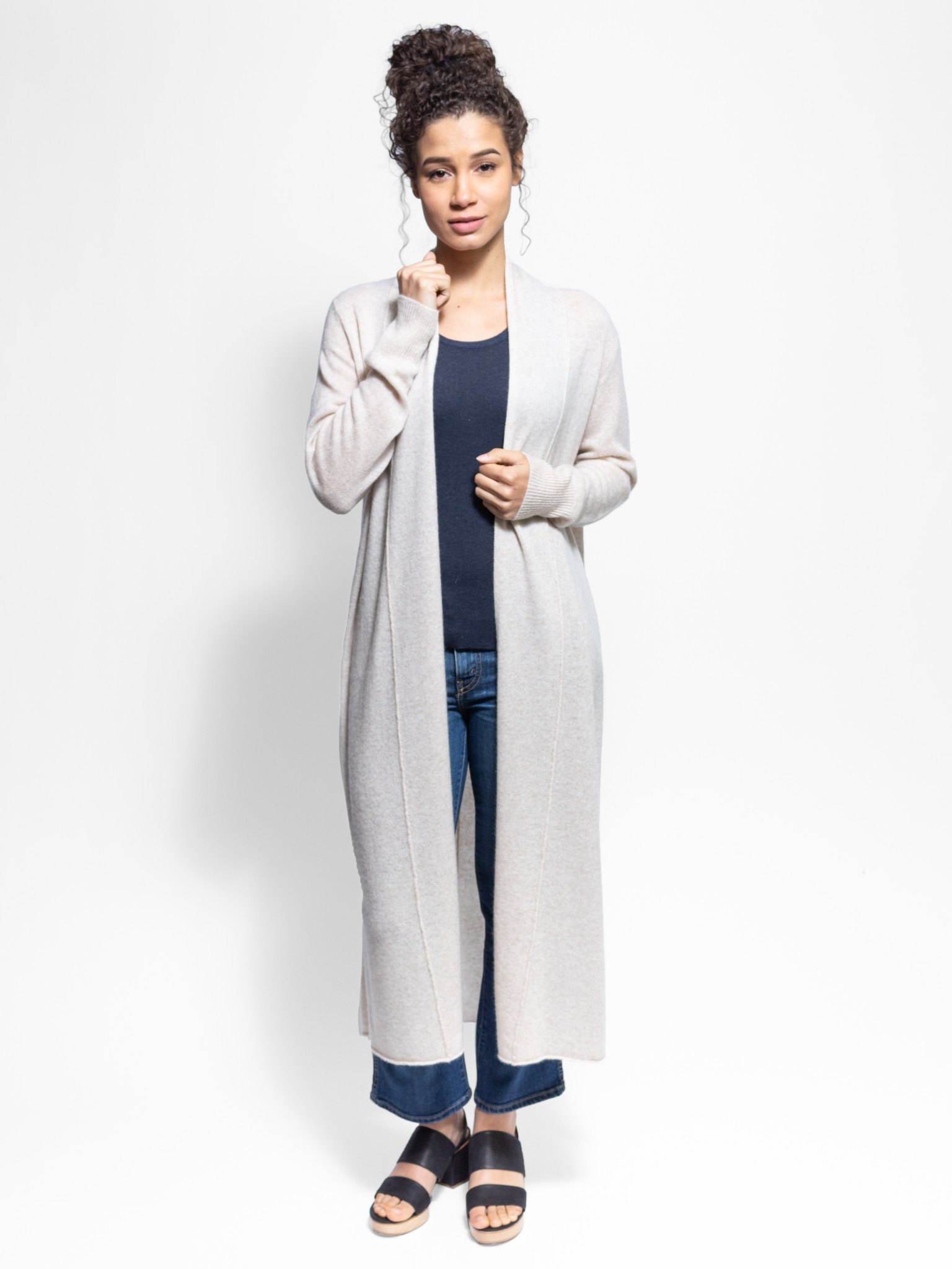 360 cashmere long cardigan