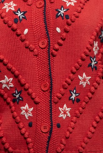 The Great Meadow Bobble Cardigan Redwood