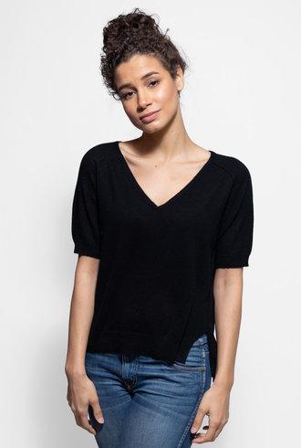 Inhabit Cashmere Tee Black