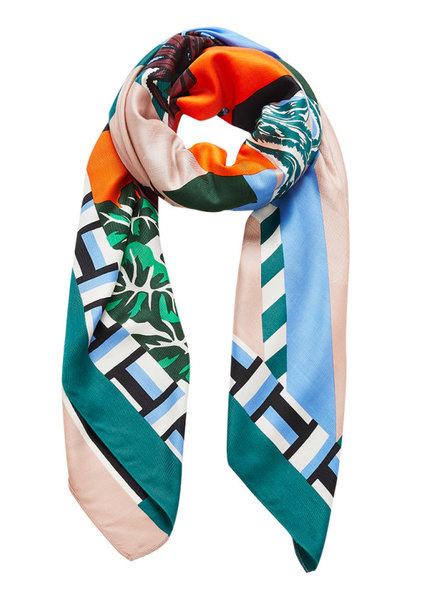 Inouitoosh Paloma Scarf Green Orange / Vert Orange