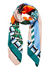 Inouitoosh Paloma Scarf Green Orange / Vert Orange