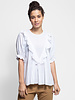 The Great Ruffle Triangle Top White