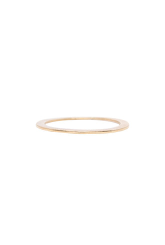 Rebecca Lankford 14k Thin Flat Textured Ring